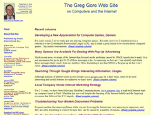 Tablet Screenshot of greggore.com
